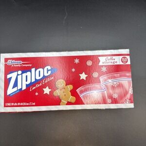 NEW‎ 2014 Ziploc Christmas Holiday Limited Edition Storage Gallon Bags (52)